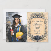 Photo Mechanical Engineering Degree Graduation Aankondiging (Voorkant)