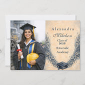 Photo Mechanical Engineering Graduate Party Aankondiging (Voorkant)