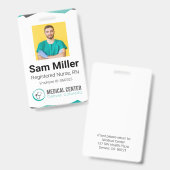 Photo Medical Kantoor ID Badge (Front & Back)