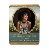 Photo Memorial Magneet (Verticaal)