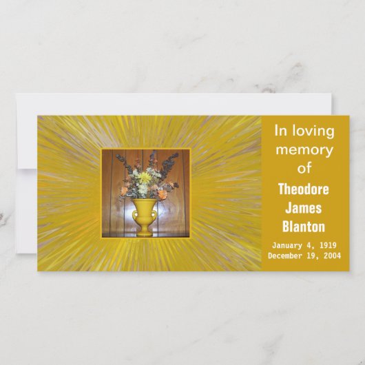 Photo Memory Kaart (Voorkant)