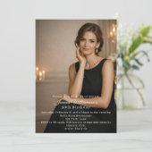 Photo milestone birthday kaart (Staand voorkant)