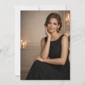 Photo milestone birthday kaart (Achterkant)