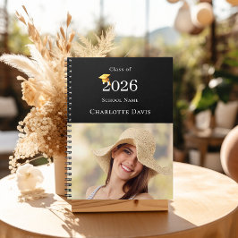 Photo Modern Black Senior Graduate Notitieboek