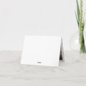 PHOTO Modern Eenvoudig Minimalistisch Golden Afstu Bedankkaart (Achterkant)