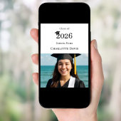 Photo modern Graduation Party welcome Poster