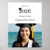 Photo modern Graduation Party welcome Poster (Voorkant)