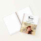  Photo Modern Senior Graduate Class of 2026 Notitieboek (Binnen)