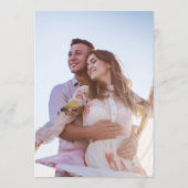 Photo Monogram Wedding Menu (Achterkant)