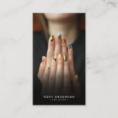 Photo Nail Artist-technicus Visitekaartje (Voorkant)