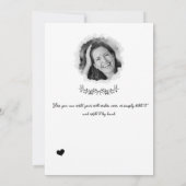 *PHOTO NAME Birthday Card Girl Cake Rainbow Kaart (Achterkant)