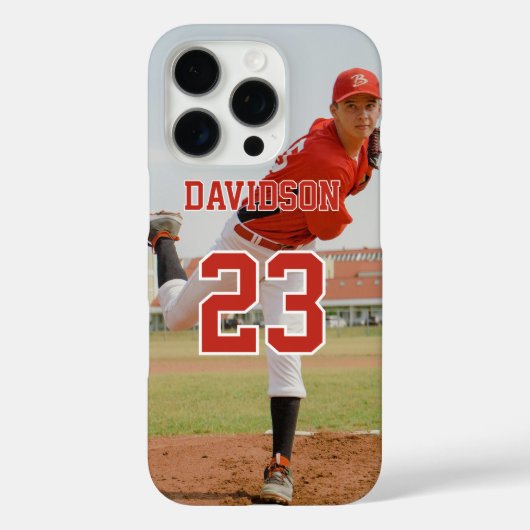 Photo Name Jersey Number Custom Case-Mate iPhone Case (Achterkant)