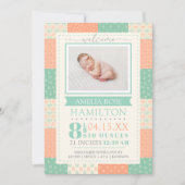 Photo Neutral Quilt Aankondiging (Voorkant)