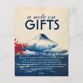 Photo Note on GIFTS Japonesque Harmony with Fuji Informatiekaartje