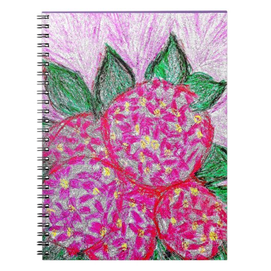 Photo-notebook (80 pagina's B&W) Hydrangea Notitieboek (Voorkant)