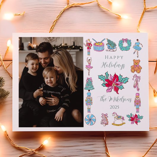 Photo Nutcracker Ballet Christmas Feestdagenkaart