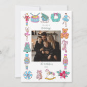 Photo Nutcracker Ballet Christmas Feestdagenkaart (Voorkant)