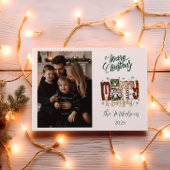 Photo Nutcracker Merry & Bright Christmas Feestdagenkaart