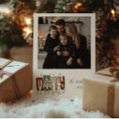 Photo Nutcracker Merry & Bright Christmas Feestdagenkaart