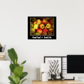 Photo of a Bushel Of Ripening Apples Poster (Thuiskantoor)