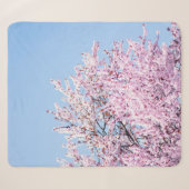 PHOTO OF CHERRY BLOSSOM TREE SHERPA DEKEN (Voorkant (horizontaal))