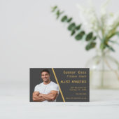 Photo of Fitness Coach Personal Trainer Visitekaartje (Staand voorkant)