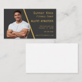 Photo of Fitness Coach Personal Trainer Visitekaartje (Voorkant / Achterkant)