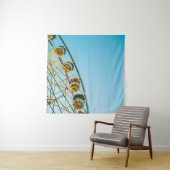 Photo of green Ferris wheel Wandkleed (In situ)