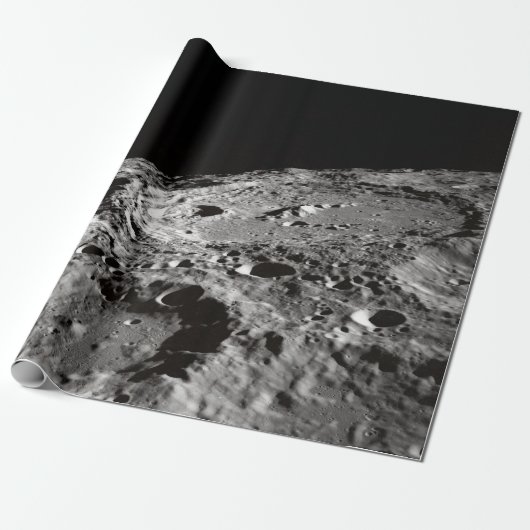 PHOTO OF MOON SURFACE CADEAUPAPIER (Uitgerold)