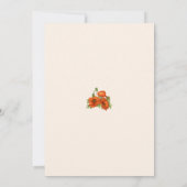 Photo Orange Poppies Wedding Script (Achterkant)