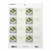 Photo Overlay Box Zakelijk Verzendlabel (Full Sheet)