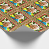 PHOTO-papier voor speciale kerstkaarten Cadeaupapier (Hoek)