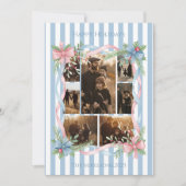 Photo Pastel Candy Cane Family Christmas Feestdagenkaart (Voorkant)