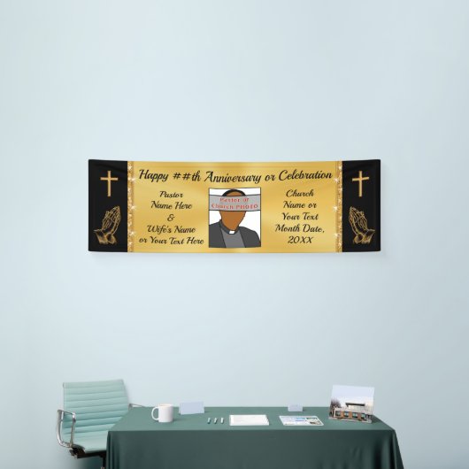 PHOTO Pastor Jubileum Banner Church Jubileum (Beurs)