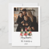 Photo Patchwork Christmas Feestdagenkaart (Voorkant)