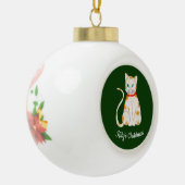 Photo Personalized Keramische Bal Ornament (Links)