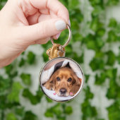 Photo Personalized Name Pet  Sleutelhanger (Hand)
