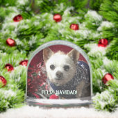 Photo pet child family baby vacation Snow Globe Sneeuwbol (Kerstmis)