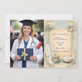 Photo Pharmacist Graduation Celebration Aankondiging (Voorkant)