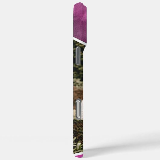 Photo Pink Monogram Case-Mate iPhone Case (Achterkant / Rechts)