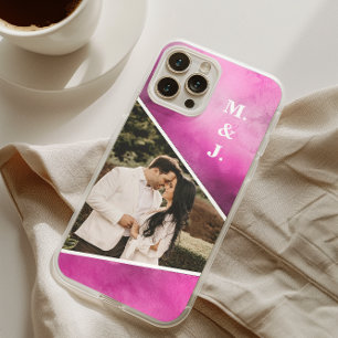 Photo Pink Monogram iPhone 16 Pro Max Hoesje