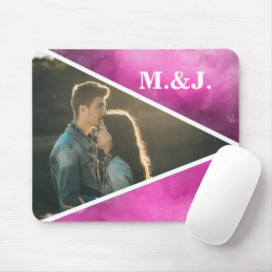 Photo Pink Monogram Muismat (Met muis)