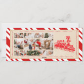 Photo Polar Express Christmas Ticket Feestdagenkaart (Achterkant)