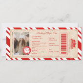 Photo Polar Express Christmas Ticket Feestdagenkaart (Voorkant)