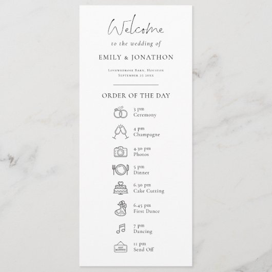 Photo Program Icon with Menu Wedding (Voorkant)