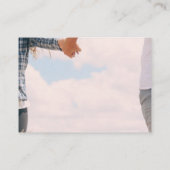 PHOTO QR CODE Wedding Website RSVP - GEGEVENS Informatiekaartje (Achterkant)