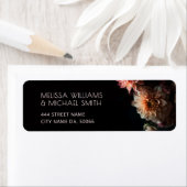 Photo Realistic Flowers Dark Moody  Etiket (Insitu)