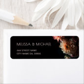 Photo Realistic Flowers Dark Moody  Etiket (Insitu)