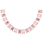 Photo Red Gingham Bows Berry First Bunting Flags Vlaggetjes (Alle)