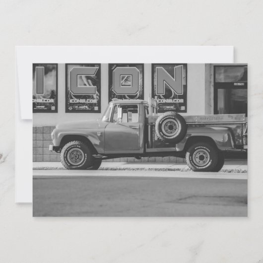Photo Reprint American Pickup Truck Kaart (Voorkant)